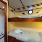 Bunk cabin on board Sea Hunter in Cocos Island.
