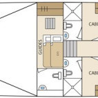 Aqua Galapagos Lower Deck plan