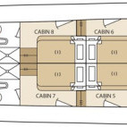 Aqua Galapagos Upper Deck plan