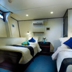 Cabin 2 on the lower deck of Galapagos Master liveaboard