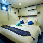 Cabin 3 on the lower deck of Galapagos Master liveaboard