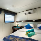 Cabin 6 on the upper deck of Galapagos Master liveaboard