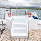 Hot tub on board Humboldt Explorer in the Galapagos Islands
