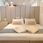 Lower deck double cabin on board Humboldt Explorer in the Galapagos Islands