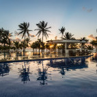 Infinity pool at The Fives Beach Hotel & Residences in Playa del Carmen, Mexico