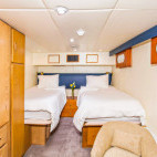 Swell suite on board the Nautilus Gallant Lady liveaboard in the Sea of Cortez, Mexico