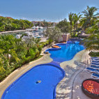 Swimming pool at Aventuras Club in Mexico