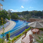 Swimming pool at Aventuras Club in Mexico