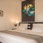Double bedroom at Underworld Tulum, Mexico