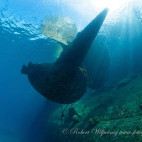 Prinz Eugen wreck in Kwajalein Atoll.