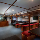 Lounge on board Pacific Master liveaboard