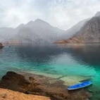 A beach in Musandam, Oman.