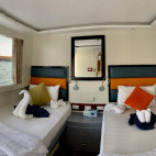 Cabin on board Oman Explorer liveaboard