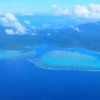 Aerial of Vanua Levu in Fiji