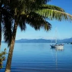 Savusavu harbour on Vanua Levu in Fiji