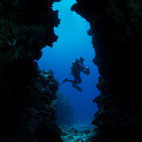 Cavern in Palau, Micronesia
