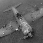 Japanese zero wreck in Kimbe Bay, Papua New Guinea.