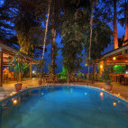 Swimming pool at Walindi Plantation Resort, Papua New Guinea.