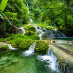 Mele Maat Cascades in Espiritu Santo, Vanuatu