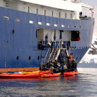 Kayaking in Antarctica.
