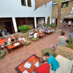 Courtyard at Camel Dive Club & Hotel, Sharm el Sheikh