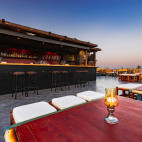 Rooftop bar at Camel Dive Club & Hotel, Sharm el Sheikh