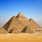 Great Pyramids of Giza in Egypt