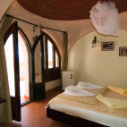 Bedouin village rooms at Sharks Bay Umbi Village in Sharm el Sheikh, Egypt