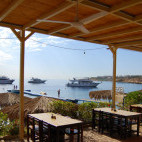 Restaurant at Sharks Bay Umbi Village in Sharm el Sheikh, Egypt