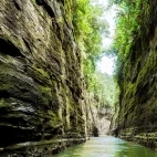 River canyon in Fiji.