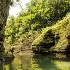 River canyon in Fiji.