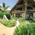 External view of a garden suite at Sunshine Marine Lodge, Zanzibar.