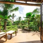View from a garden suite at Sunshine Marine Lodge, Zanzibar.