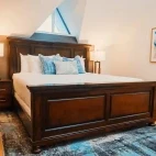 An example of a standard king room at Manta Lodge in Tobago