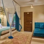 The Arabian deluxe double room at Kendwa Rocks Beach Hotel, Zanzibar