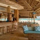 The hotel bar at Kendwa Rocks Beach Hotel, Zanzibar