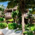 Ocean-facing accommodation at Sunshine Azure Beach Hotel, Zanzibar