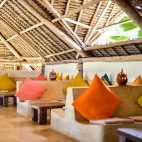 The restaurant at Sunshine Azure Beach Hotel, Zanzibar