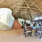The restaurant at Sunshine Azure Beach Hotel, Zanzibar