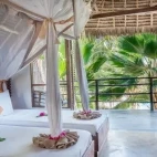 A twin suite at Sunshine Azure Beach Hotel, Zanzibar