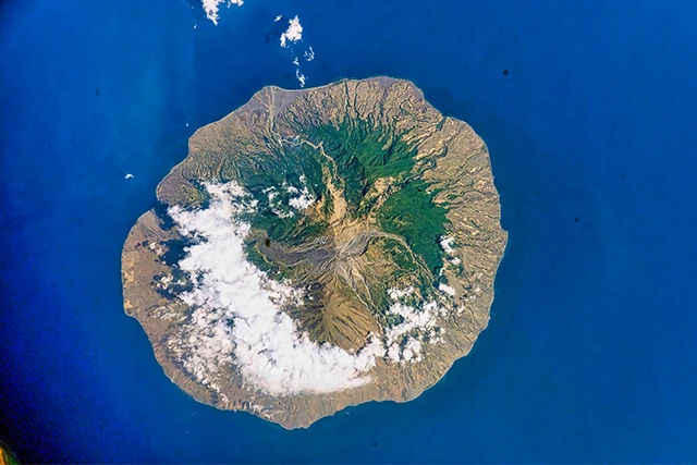 Sangeang Volcano in Indonesia