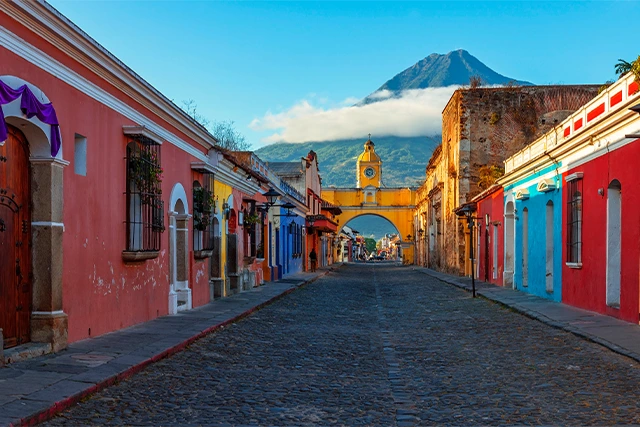 Street view in Guatemala