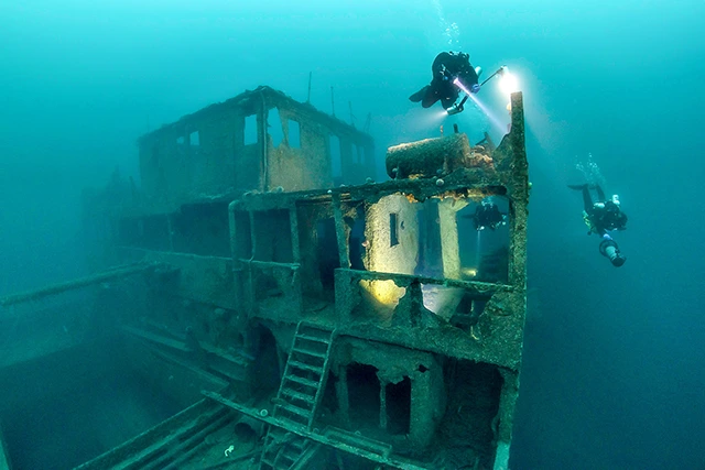 Shipwreck in Norway.