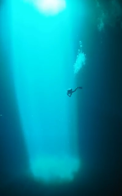 Maravilla Cenotes in Mexico.