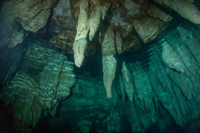 Chandelier Cave in Palau