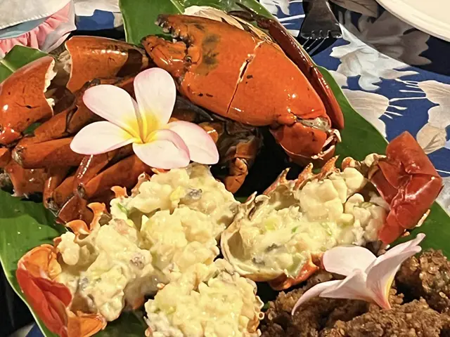 An example of the food served at Lissenung Island Resort in Papua New Guinea