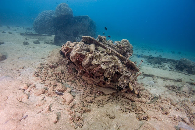 Million Dollar Point wreck in Vanuatu